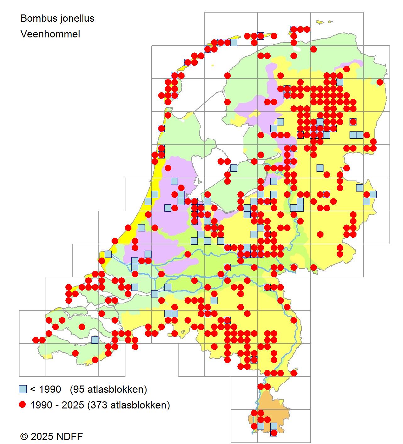 verspreidingskaart veenhommel